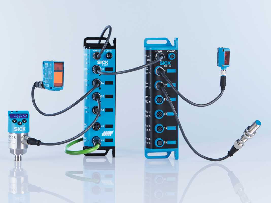 IOLinkMastertechnologie voor sensorintegratie en datatransparantie