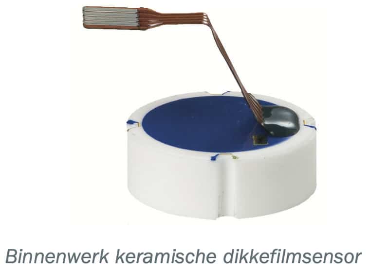 Binnenwerk keramische dikkefilmsensor