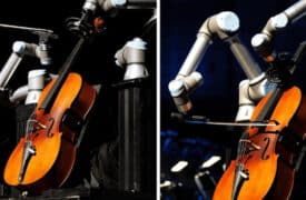 Cello-spelende robot