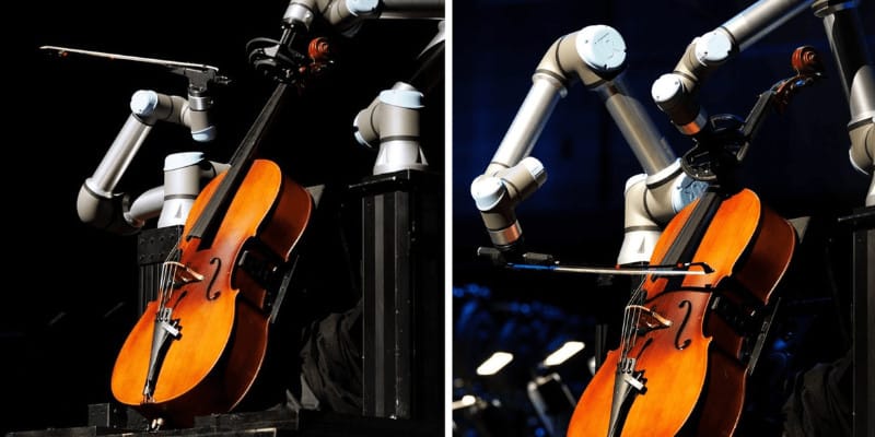 Cello-spelende robot